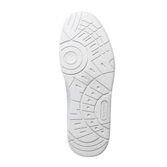 Lacoste - "Court Cage" Sneaker für Herren, Leder (Weiß Gold) - Image 4