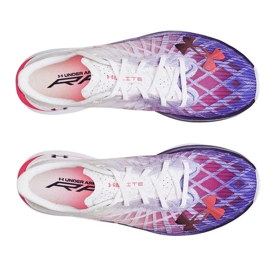 Under Armour - "Velociti Elite" Sneaker für Damen, Niedrig geschnitten (Weiß/Blau) - Image 3