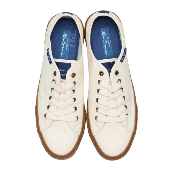 Ben Sherman - "Canvey" Sneaker für Herren, Canvas (Naturweiß) - Image 3
