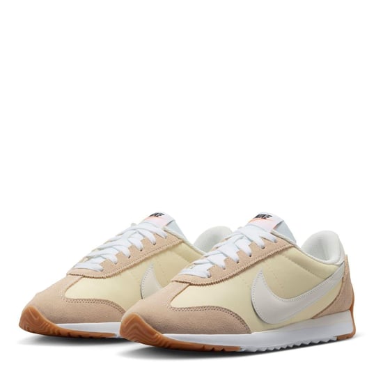Nike - "Waffle Debut" Sneaker für Damen, Wildleder, Keilabsatz (Naturweiß/Gummi Rosa) - Image 3