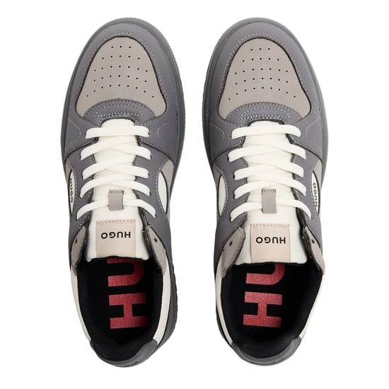 Hugo - "Hadrian Tenn Pugr" Sneaker für Herren (Mittelgrau) - Image 3