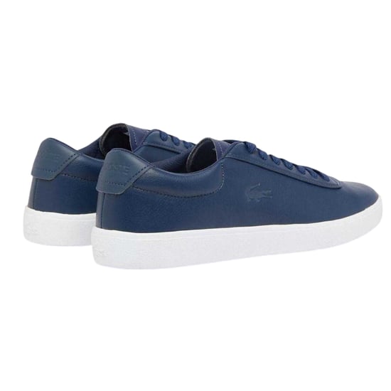 Lacoste - "Baseshot" Sneaker für Herren, Leder (Marine/Weiß) - Image 2