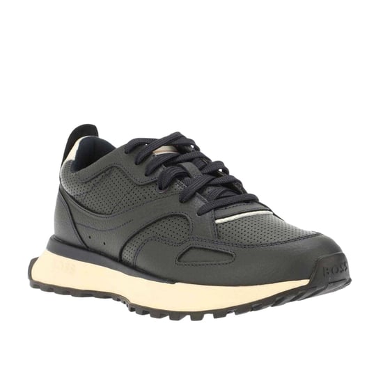 Boss - "Jonah Run" Sneaker für Herren, Leder (Dunkelblau) - Image 3