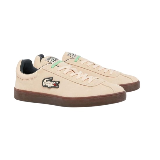 Lacoste - "Baseshot" Sneaker für Herren, Wildleder (Pink) - Image 5