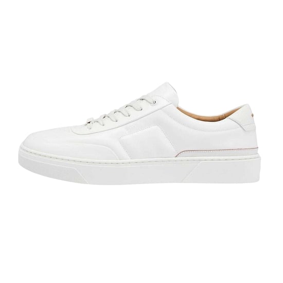 Boss - "Gary" Sneaker für Herren, Leder, Flach (Weiß) - Image 2
