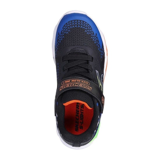 Skechers - "S Lights Flex-Glow Bolt" Sneaker für Kinder (Schwarz Blau) - Image 3