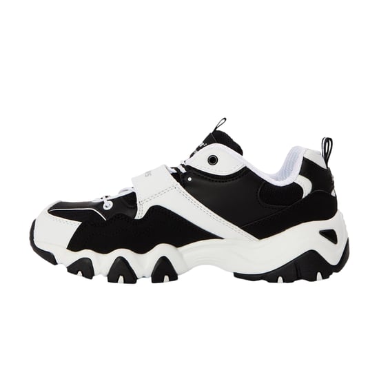 Skechers - "D Lites 2" Sneaker für Kinder, Grob flach (Weiß/Schwarz) - Image 2