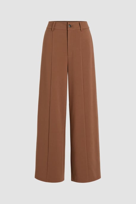 Hochtaillierte Plissierte Weitbein-Hose - Image 2