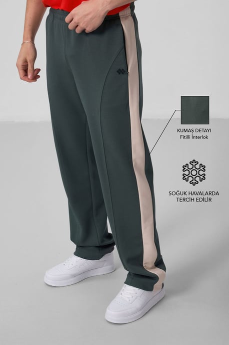 Herren Farbblockierte Palazzo-Hosen - Image 2