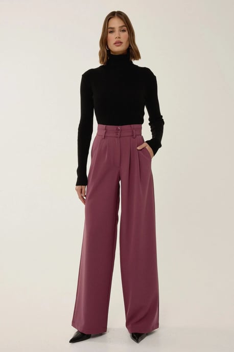 Weite Hosen mit doppeltem Bund - Image 1