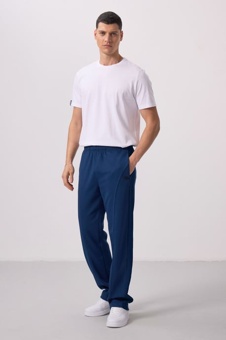 Herren Color-Blocked Palazzo-Hosen - Image 2