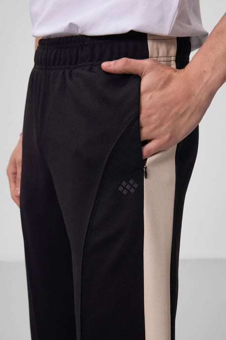 Herren Color-Blocked Palazzo-Hosen - Image 5