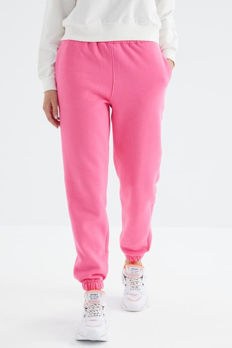 Hochtaillierte Fleece-Jogginghose für Damen - Image 4