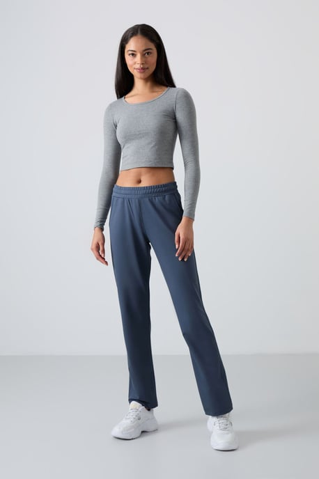 Damen Fleece Sweatpants mit geradem Bein - Image 4