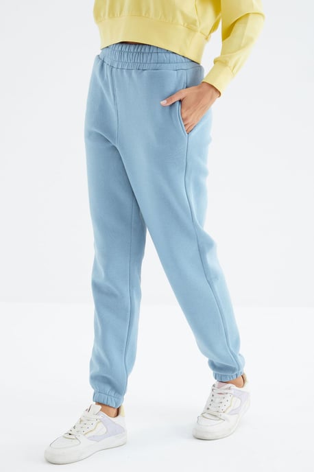 Damen Hochtaillierte Fleece Jogger Sweatpants - Image 2