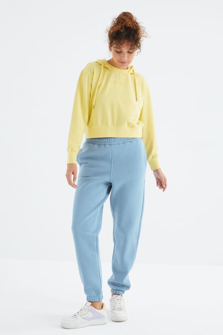 Damen Hochtaillierte Fleece Jogger Sweatpants - Image 4