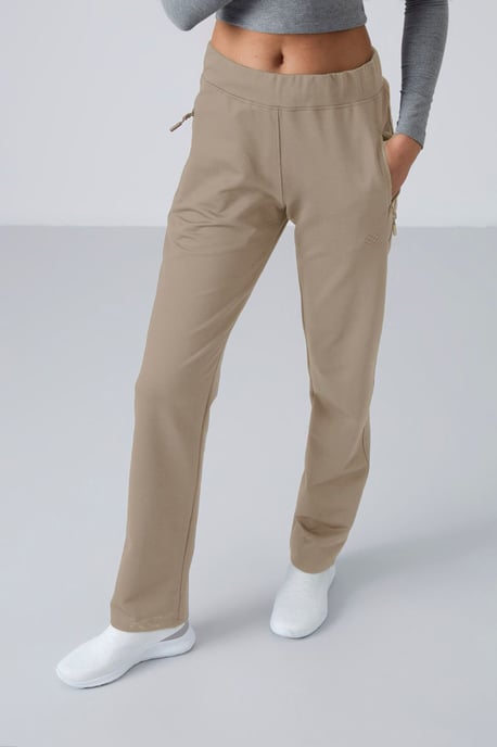 Damen gerade geschnittene Fleece-Sweatpants - Image 2