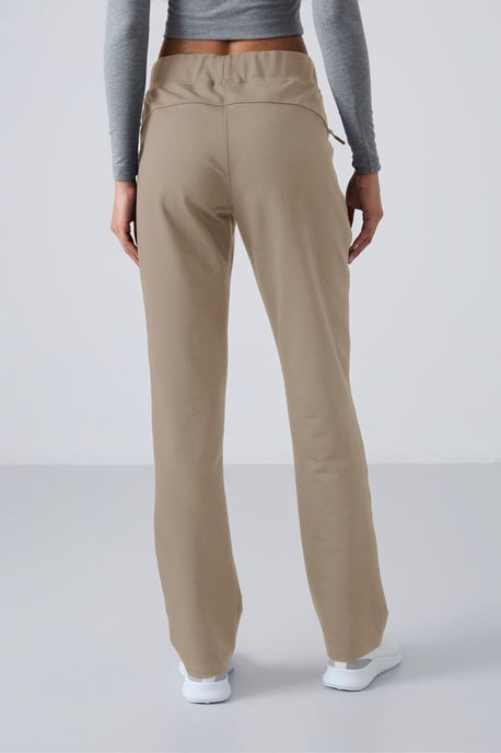 Damen gerade geschnittene Fleece-Sweatpants - Image 5