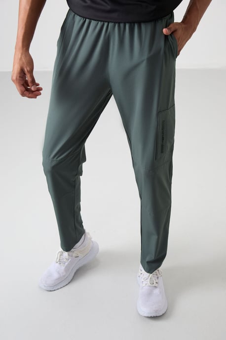 Herren einfarbige Sweatpants mit Gummibund - Image 1
