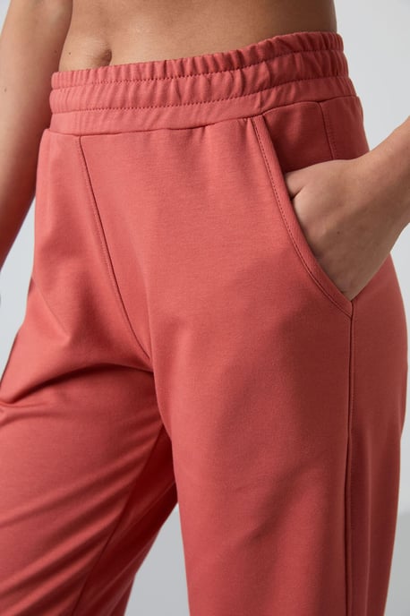 Damen Fleece-Sweatpants mit geradem Bein - Image 3