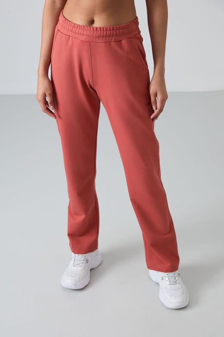 Damen Fleece-Sweatpants mit geradem Bein - Image 4
