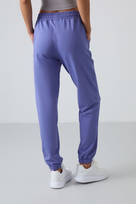 Damen High-Waist Relaxed Fleece Jogginghose - Image 5