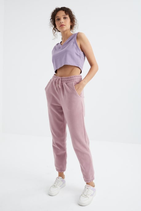 Damen Polyester Jogger Sweatpants - Image 1