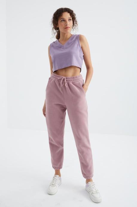 Damen Polyester Jogger Sweatpants - Image 3