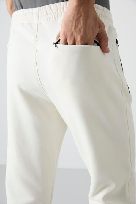 Herren regulär geschnittene Fleece-Sweatpants - Image 5