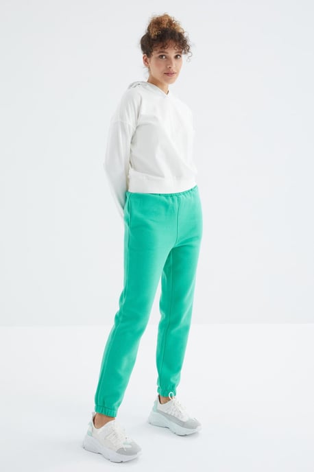 Damen Hochbund Fleece Jogginghose - Image 1