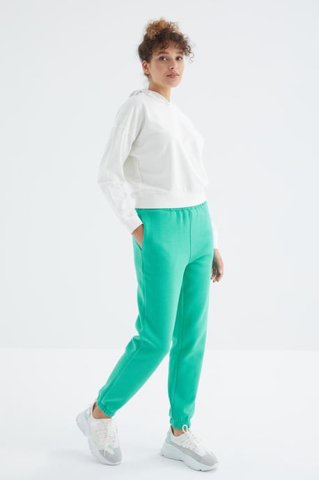 Damen Hochbund Fleece Jogginghose - Image 3