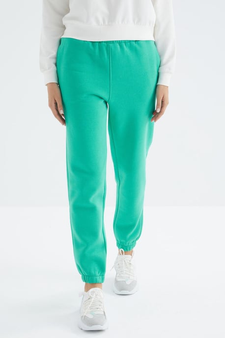 Damen Hochbund Fleece Jogginghose - Image 4