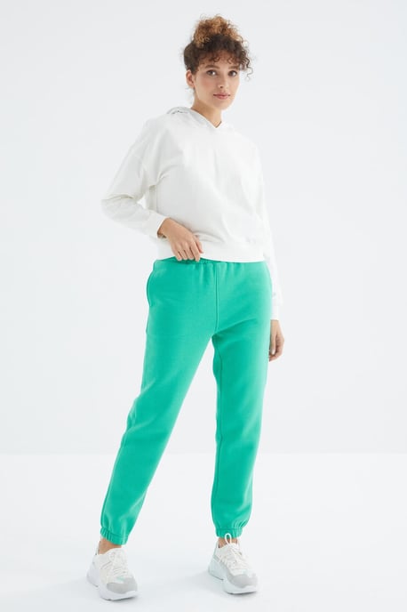 Damen Hochbund Fleece Jogginghose - Image 5