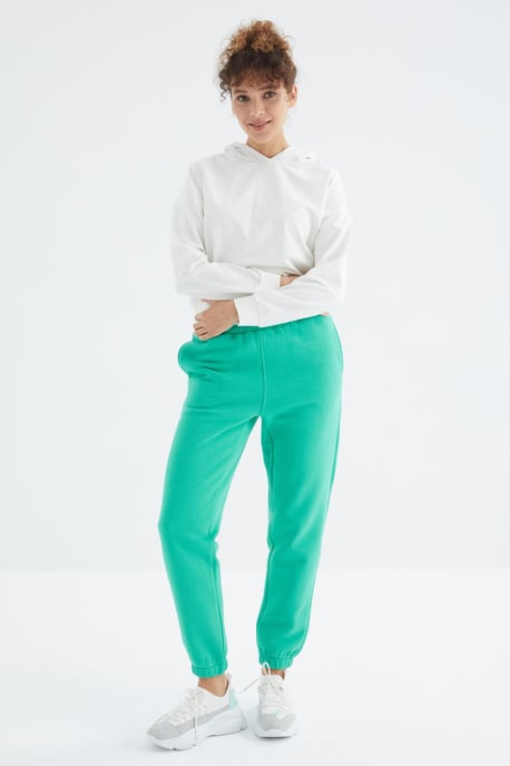 Damen Hochbund Fleece Jogginghose - Image 6