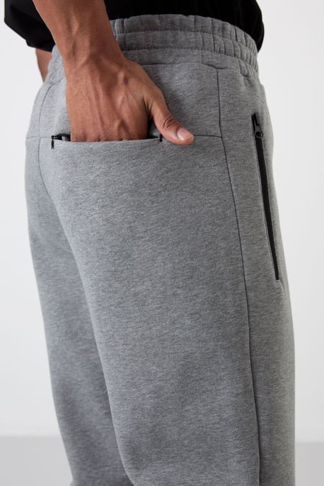 Herren Regular Fit Fleece Sweatpants - Image 3