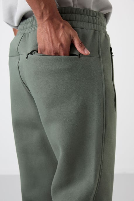 Herren Fleece-Sweatpants im Regular Fit - Image 5