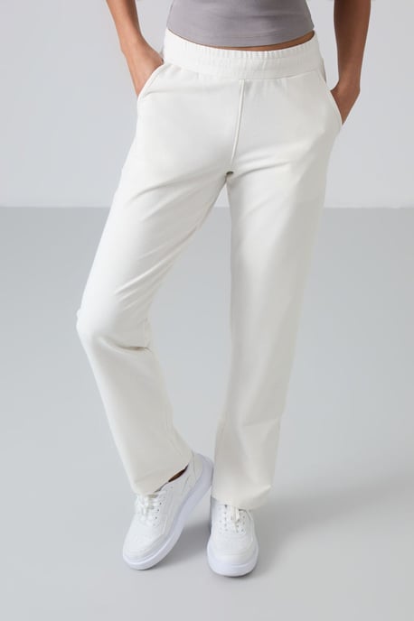 Damen-Fleece-Sweatpants mit geradem Bein - Image 4