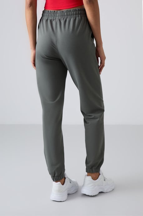 Damen Hochbundige Relaxed Fleece Jogginghosen - Image 6