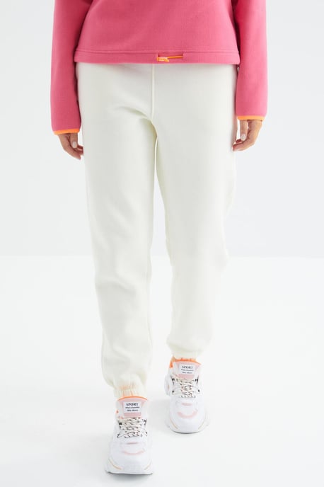 Damen High-Waist Fleece Jogginghose - Image 4