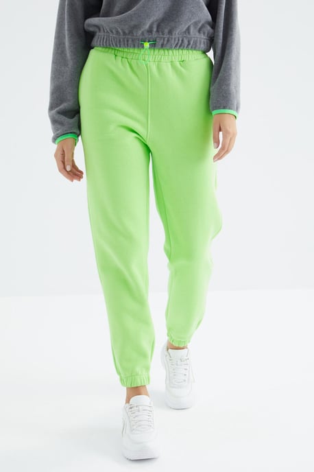 Damen Hochtaillierte Fleece Jogginghose - Image 4
