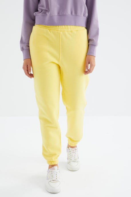 Damen High-Waist Fleece-Jogginghosen - Image 4