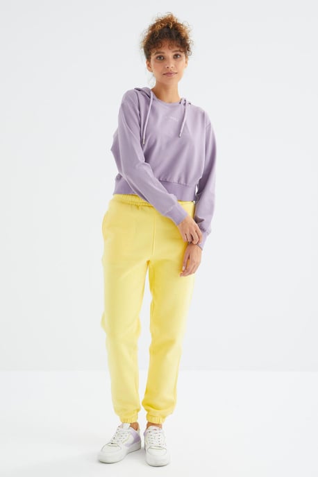 Damen High-Waist Fleece-Jogginghosen - Image 5