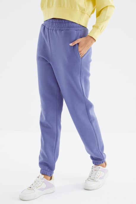 Damen High-Waist Fleece Jogger Sweatpants - Image 2