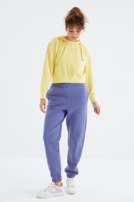 Damen High-Waist Fleece Jogger Sweatpants - Image 3