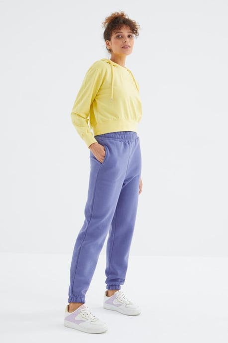 Damen High-Waist Fleece Jogger Sweatpants - Image 6