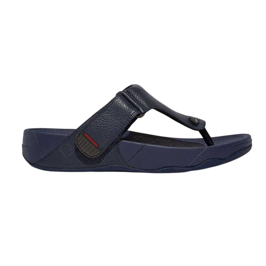 FitFlop - Sandalen für Herren, Leder, Zehentrenner, Flach (Marine) - Image 1