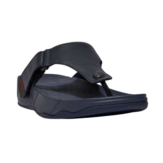 FitFlop - Sandalen für Herren, Leder, Zehentrenner, Flach (Marine) - Image 3