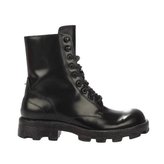 Diesel - "D-Hammer" Springerstiefel für Damen, Leder (Schwarz) - Image 1