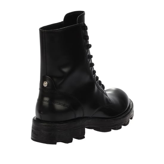 Diesel - "D-Hammer" Springerstiefel für Damen, Leder (Schwarz) - Image 2