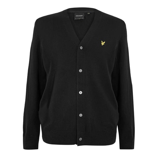 Lyle & Scott - Strickjacke für Herren, V-Ausschnitt (Samtschwarz) - Image 1